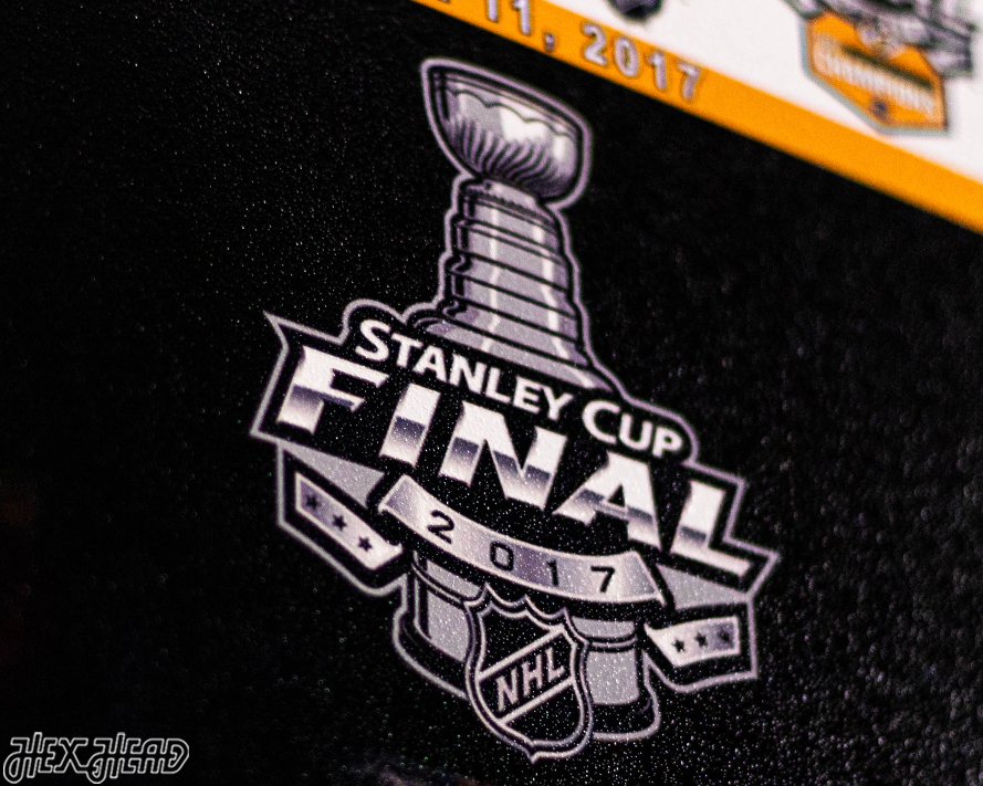 Pittsburgh Penguins 2017 Stanley Cup Ticket Stub Single Layer Metal Wall Art