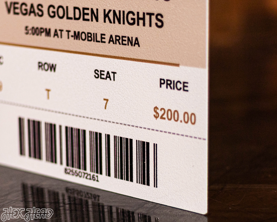 Washington Capitals 2018 Stanley Cup Ticket Stub Single Layer Metal Wall Art