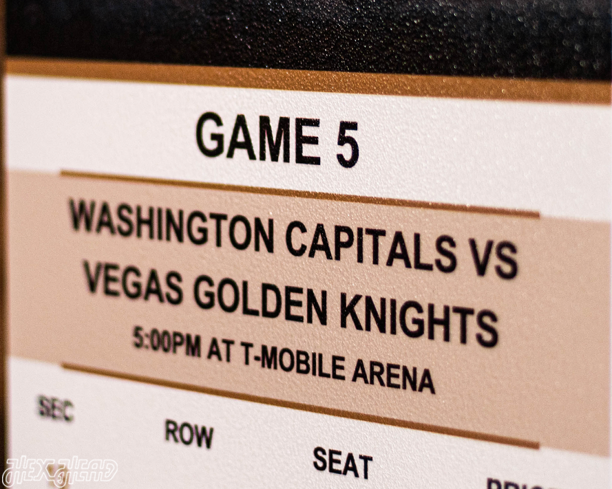 Washington Capitals 2018 Stanley Cup Ticket Stub Single Layer Metal Wall Art