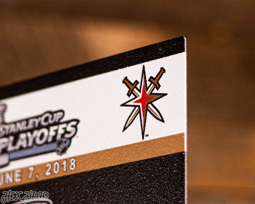 Washington Capitals 2018 Stanley Cup Ticket Stub Single Layer Metal Wall Art