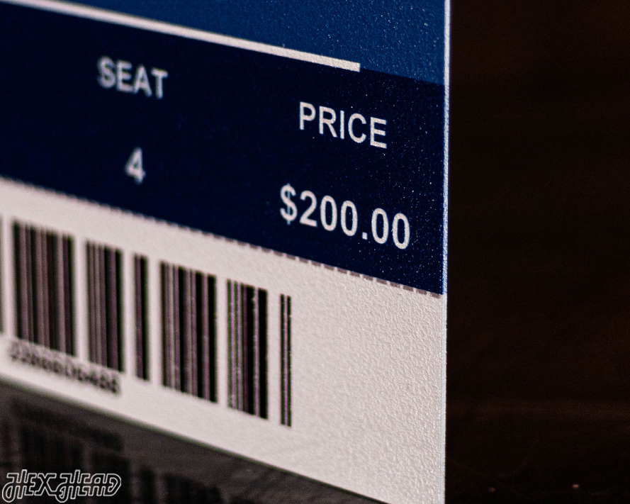 Colorado Avalanche 2022 Stanley Cup Ticket Stub Single Layer Metal Wall Art