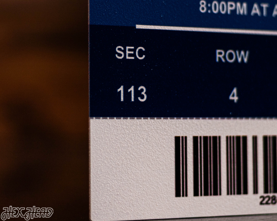 Colorado Avalanche 2022 Stanley Cup Ticket Stub Single Layer Metal Wall Art