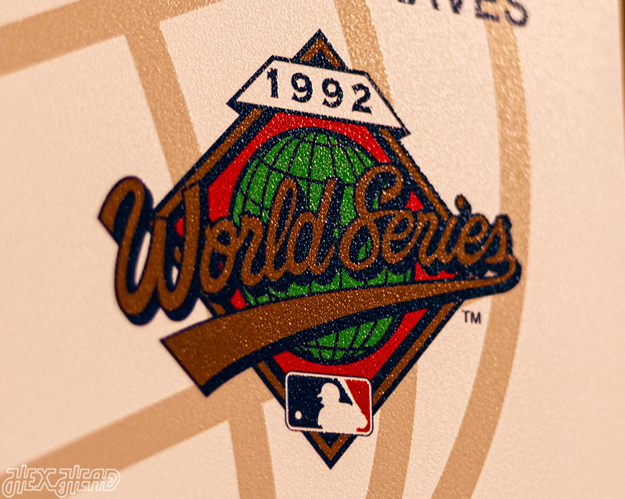 Toronto Blue Jays 1992 World Series Ticket Stub Single Layer Metal Wall Art