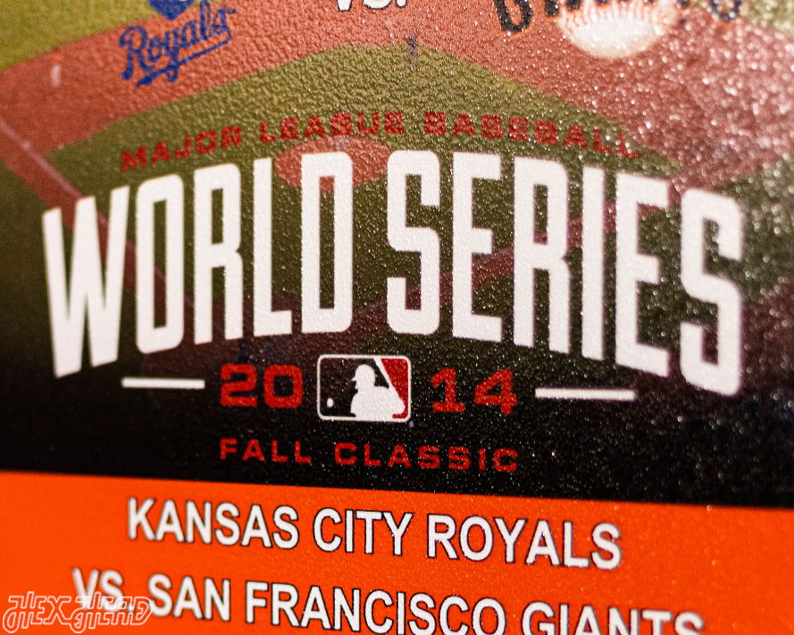 San Francisco Giants 2014 World Series Ticket Stub Single Layer Metal Wall Art