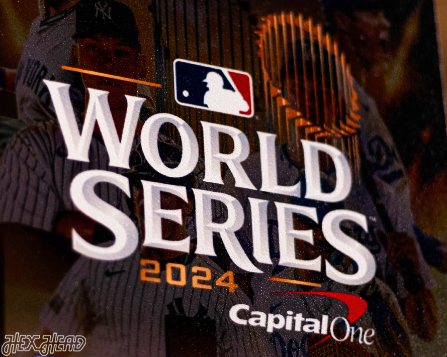 Los Angeles Dodgers 2024 World Series Ticket Stub Single Layer Metal Wall Art