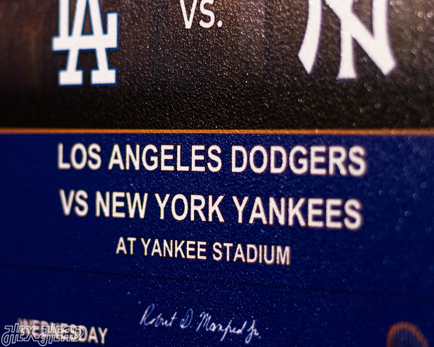 Los Angeles Dodgers 2024 World Series Ticket Stub Single Layer Metal Wall Art