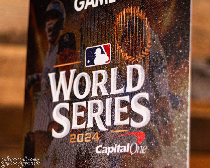 Los Angeles Dodgers 2024 World Series Ticket Stub Single Layer Metal Wall Art