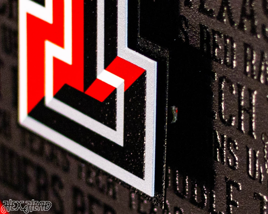 Texas Tech CRAFT SERIES 3D Embossed Metal Wall Art