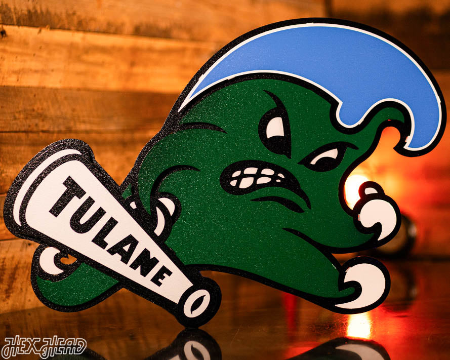 Tulane Green Wave 3D Artwork