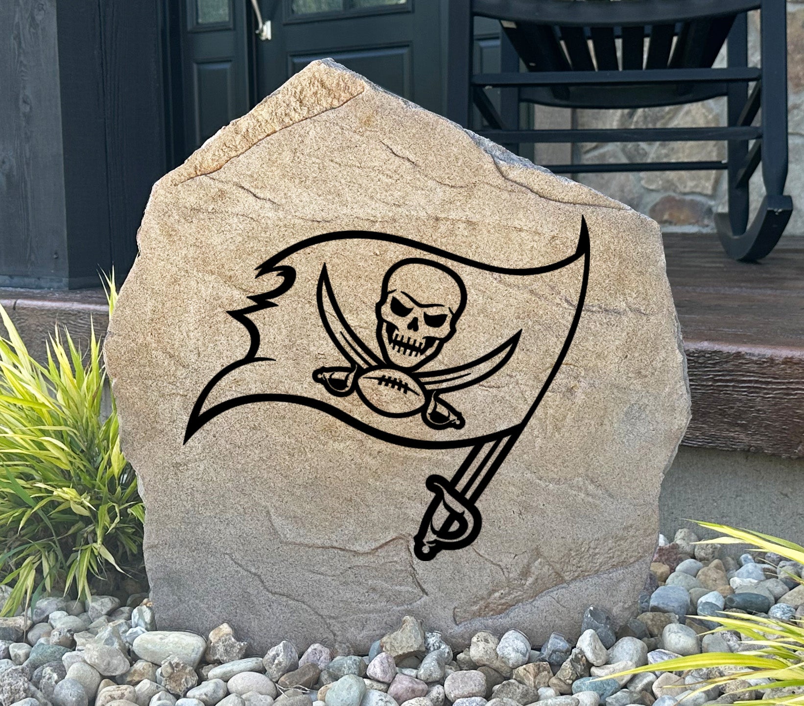 Tampa Bay Buccaneers Design-A-Stone Landscape Art