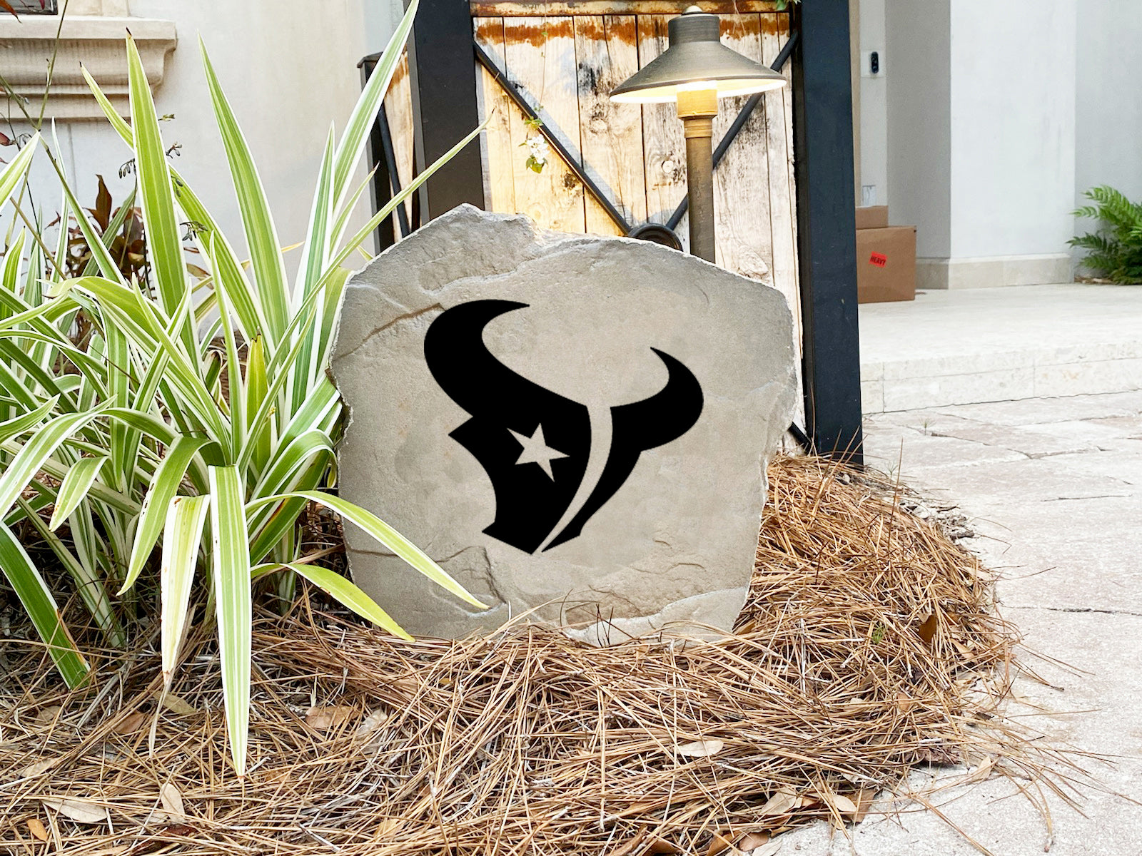 Houston Texans Design-A-Stone Landscape Art