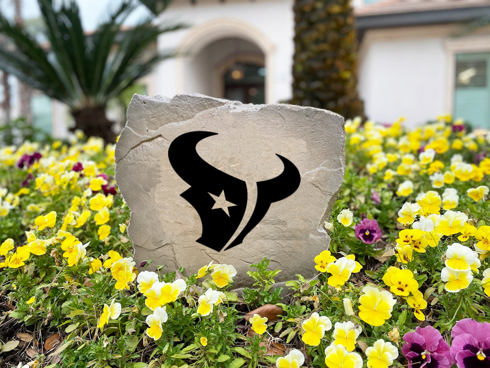 Houston Texans Design-A-Stone Landscape Art