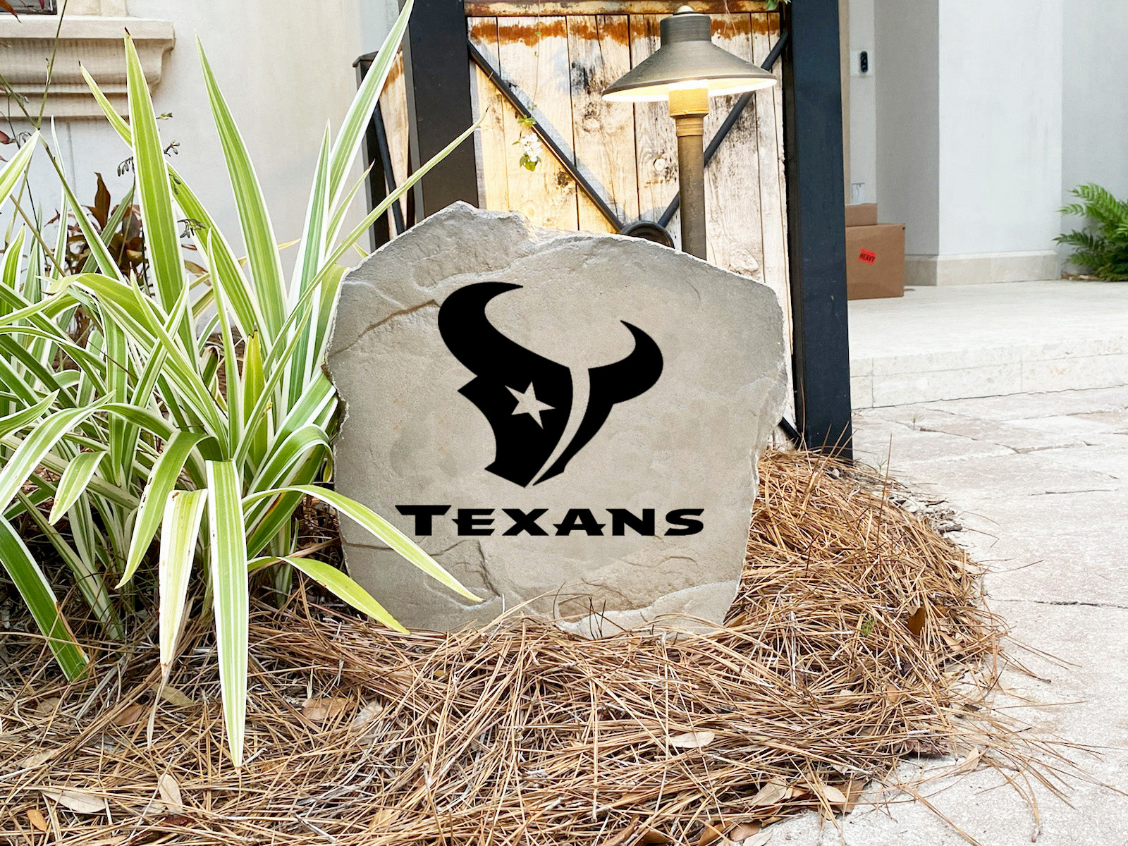Houston Texans Design-A-Stone Landscape Art