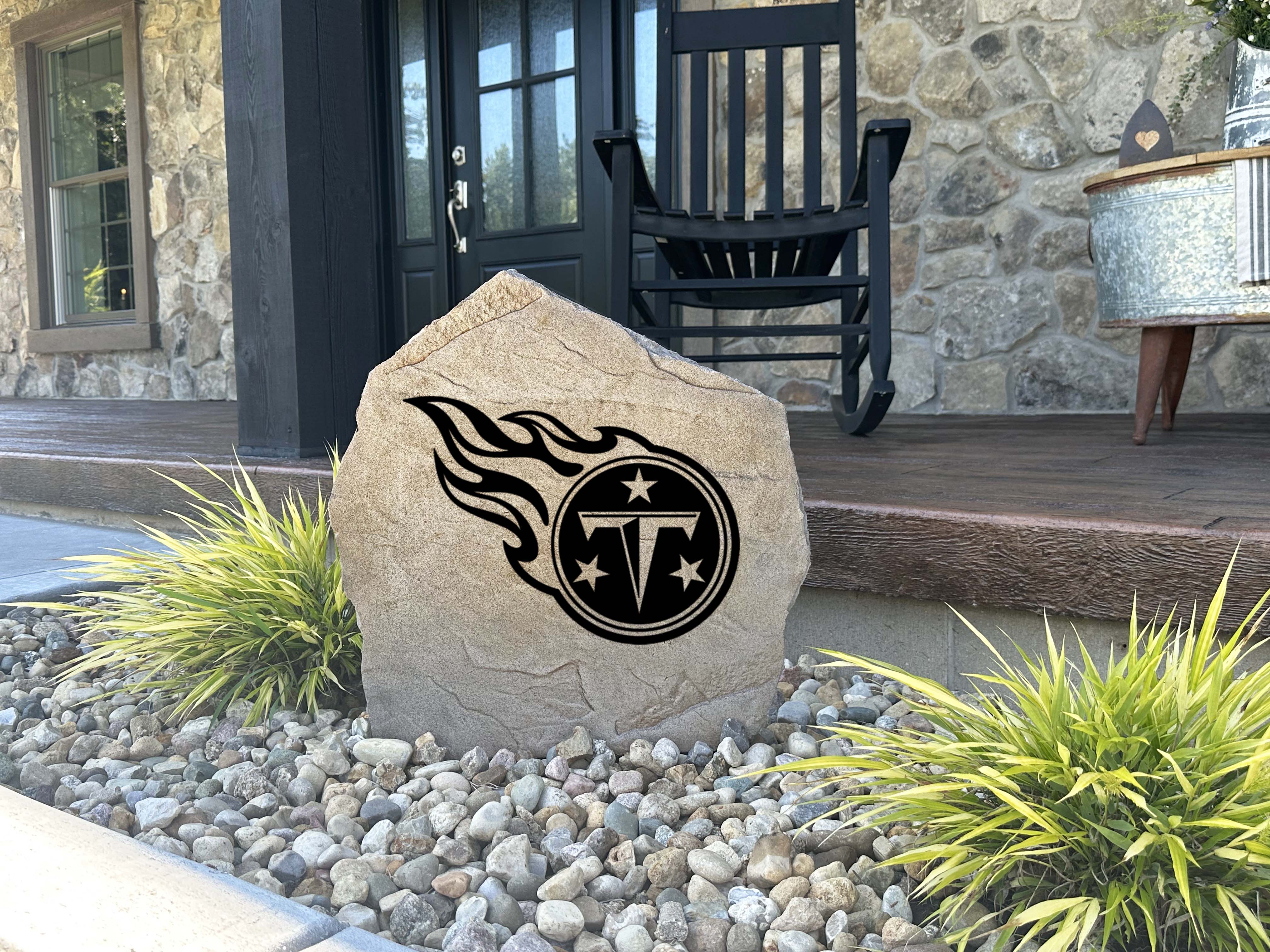 Tennessee Titans Design-A-Stone Landscape Art