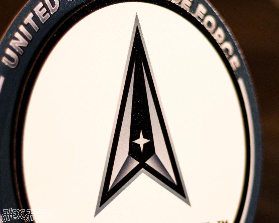 United States Space Force "Double Play" On the Shelf or on the Wall Art