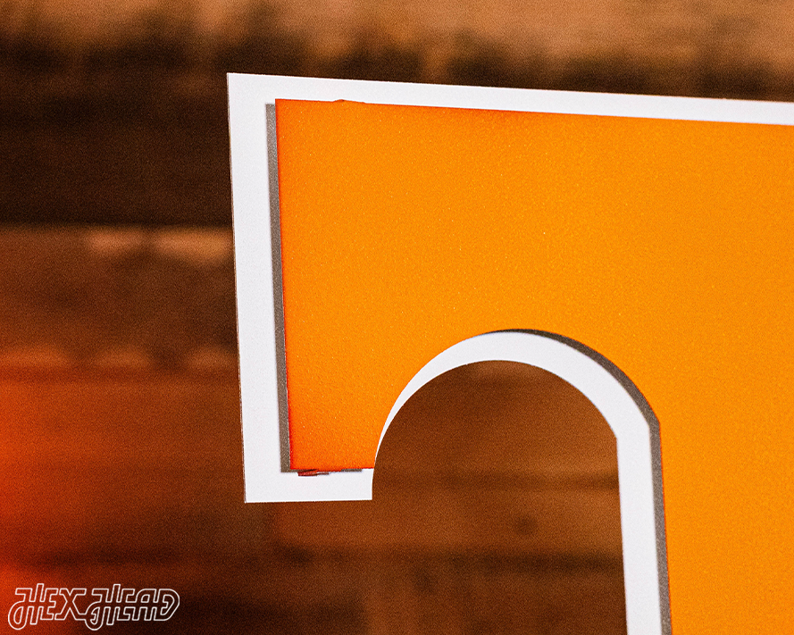 Tennessee Volunteers "T" 3D Vintage Metal Wall Art