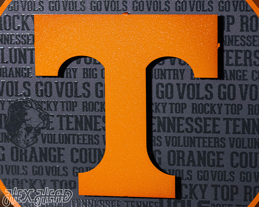 Tennessee Volunteers CRAFT SERIES 3D Embossed Metal Wall Art