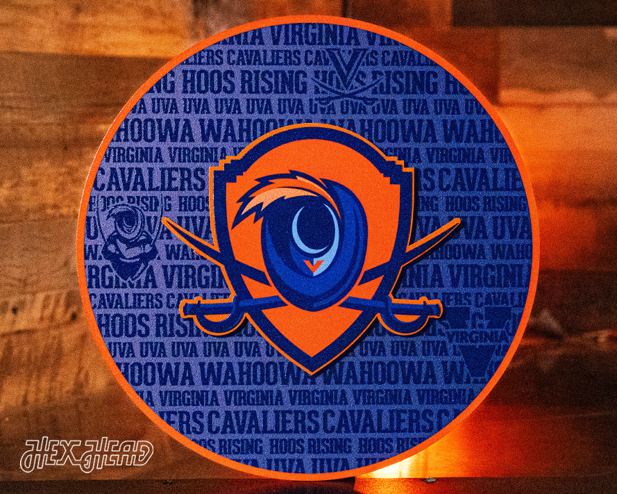 Virginia Cavaliers CRAFT SERIES 3D Embossed Metal Wall Art