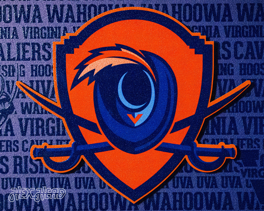 Virginia Cavaliers CRAFT SERIES 3D Embossed Metal Wall Art