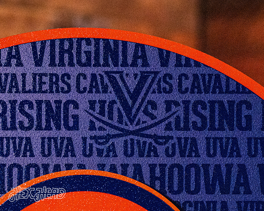 Virginia Cavaliers CRAFT SERIES 3D Embossed Metal Wall Art