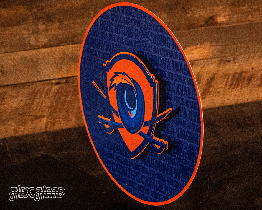 Virginia Cavaliers CRAFT SERIES 3D Embossed Metal Wall Art