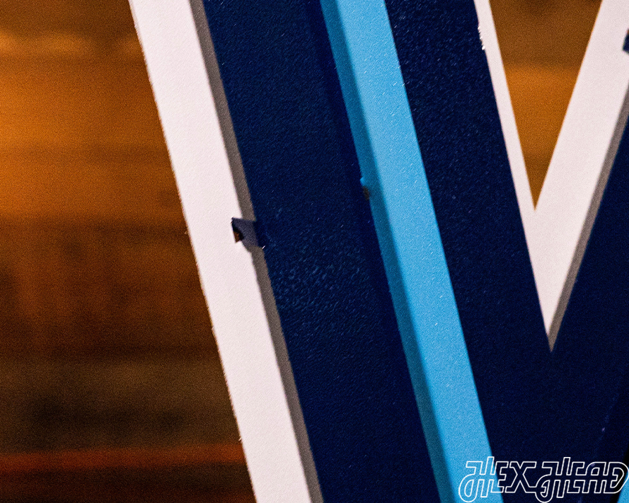 Villanova "V" 3D Metal Artwork