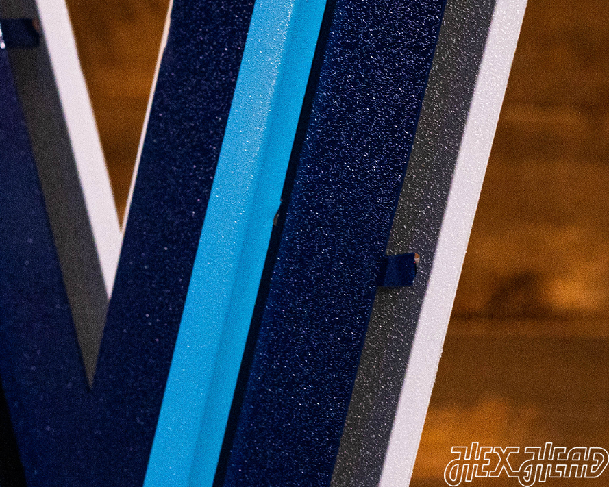 Villanova "V" 3D Metal Artwork