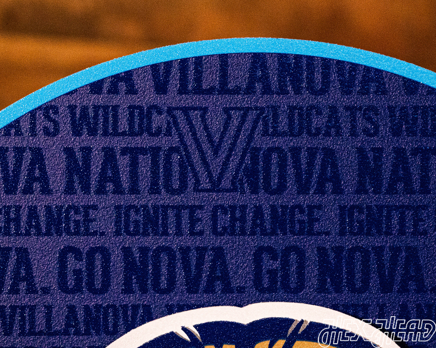 Villanova Wildcats CRAFT SERIES 3D Embossed Metal Wall Art