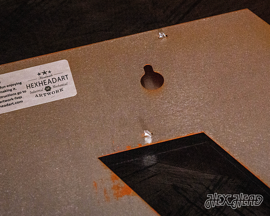 Virginia Tech 3 Layer "VT" 3D Vintage Metal Wall Art