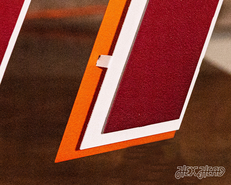 Virginia Tech 3 Layer "VT" 3D Vintage Metal Wall Art