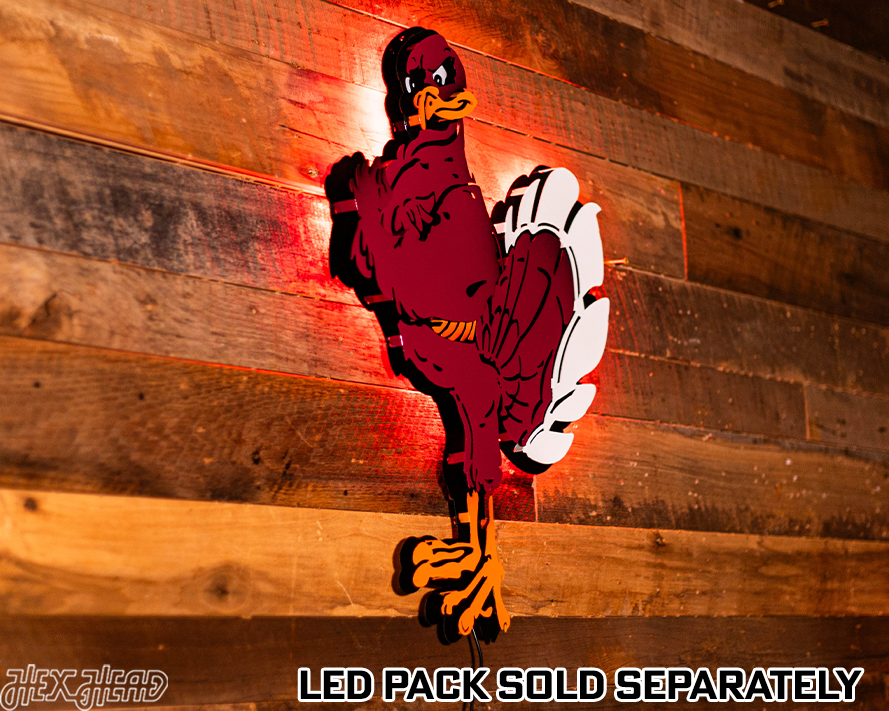 Virginia Tech "Hokie" 3D Vintage Metal Wall Art