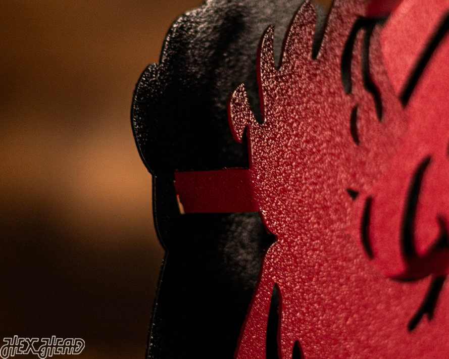 Virginia Tech "Hokie" 3D Vintage Metal Wall Art