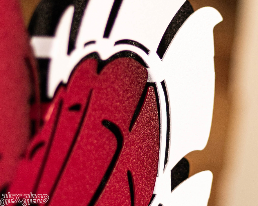 Virginia Tech "Hokie" 3D Vintage Metal Wall Art