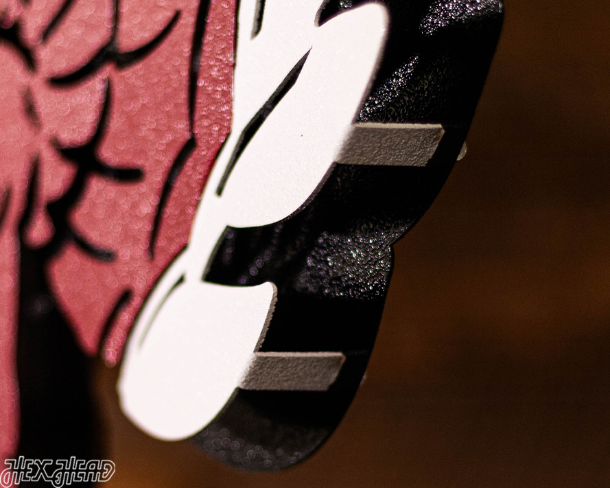 Virginia Tech "Hokie" 3D Vintage Metal Wall Art