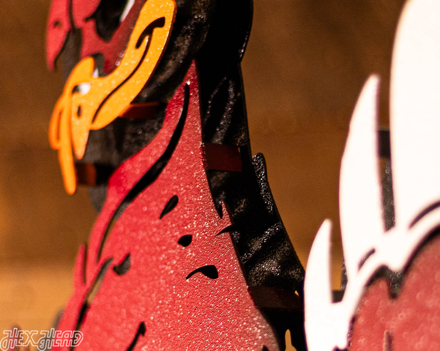 Virginia Tech "Hokie" 3D Vintage Metal Wall Art