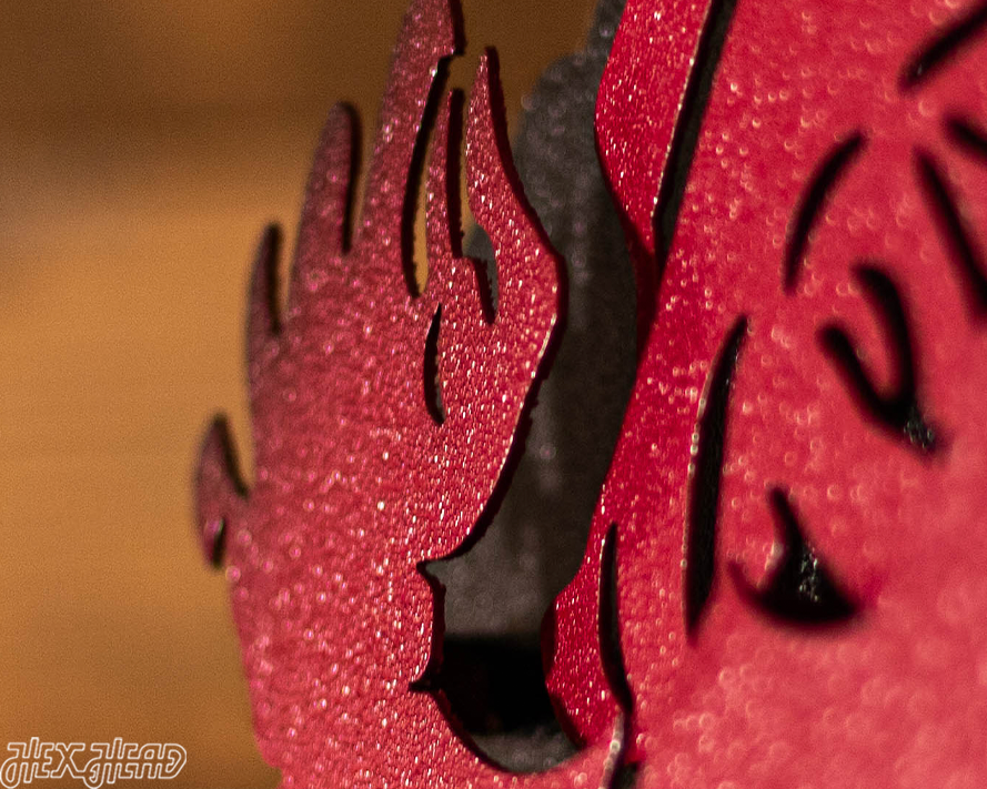 Virginia Tech "Hokie" 3D Vintage Metal Wall Art