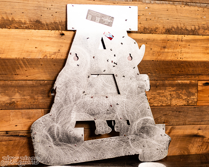 Alabama Crimson Tide VAULT "Elephant thru A" 3D Metal Wall Art