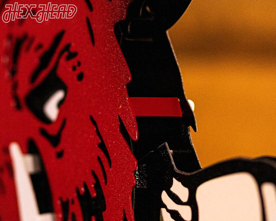 Arkansas Razorback VAULT "Hog Leaning on A" 3D Vintage Metal Wall Art