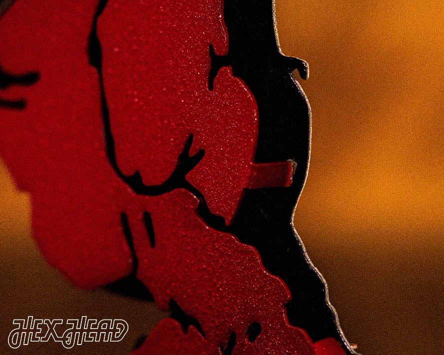 Arkansas Razorback VAULT "Hog Leaning on A" 3D Vintage Metal Wall Art