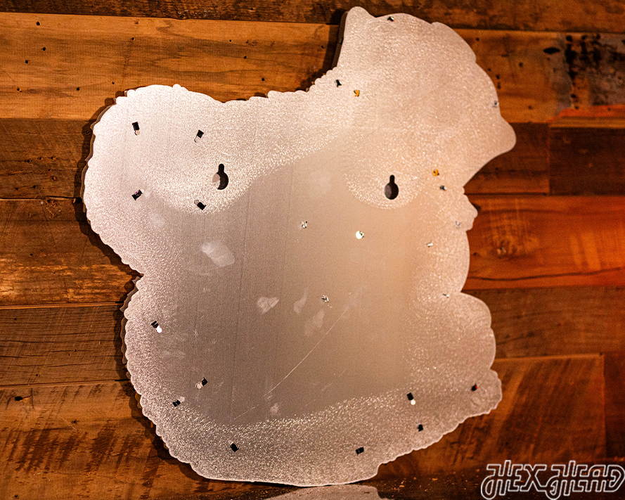 Baylor Bears VAULT Bear 3D Vintage Metal Wall Art