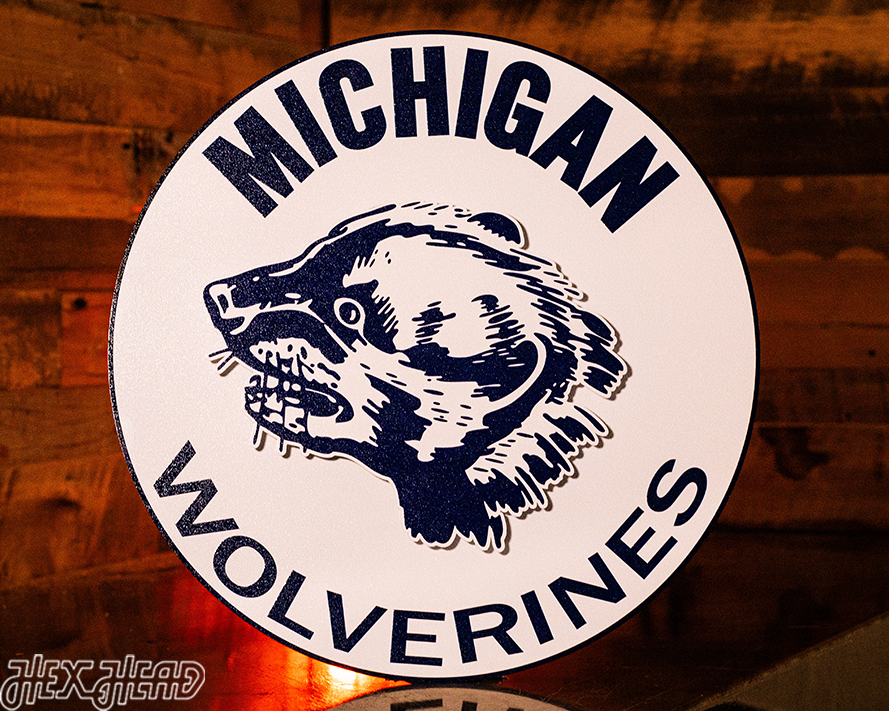Michigan Wolverines VAULT Wolverine 3D Metal Wall Art