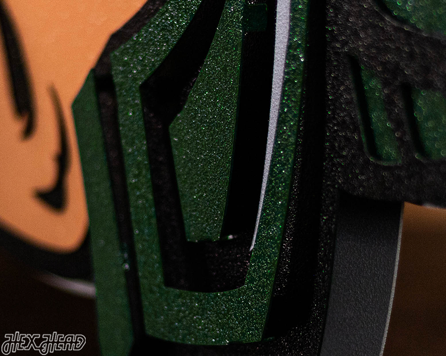 Michigan State " Gruff Sparty" 3D Vintage Metal Wall Art