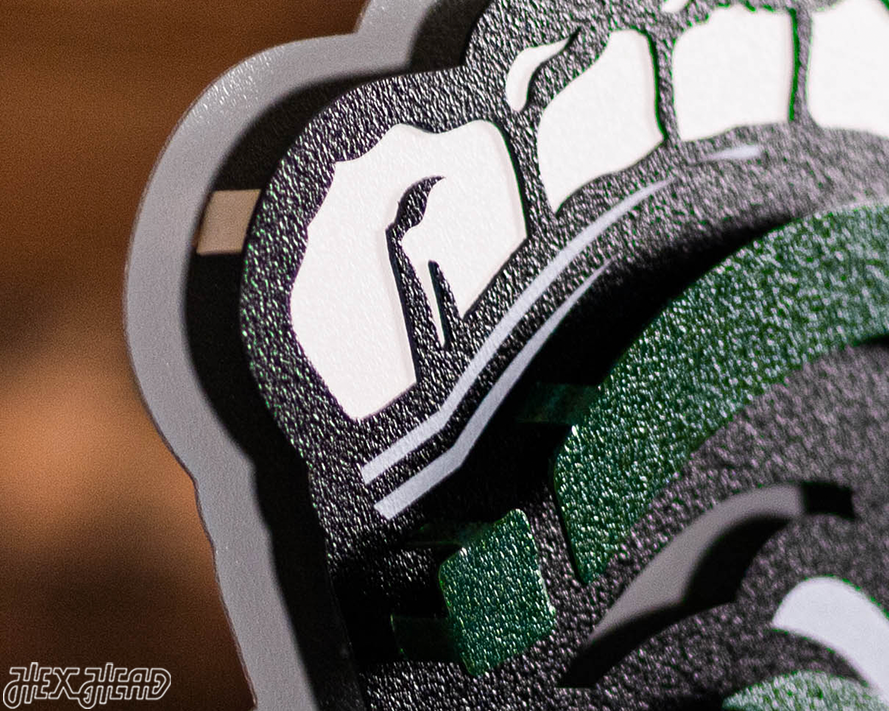 Michigan State " Gruff Sparty" 3D Vintage Metal Wall Art