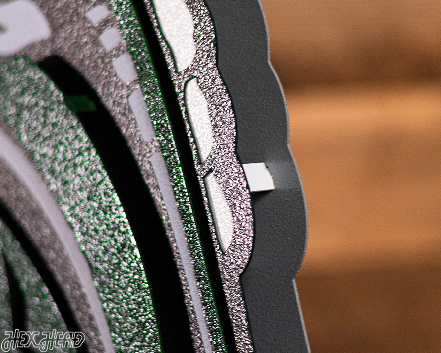 Michigan State " Gruff Sparty" 3D Vintage Metal Wall Art