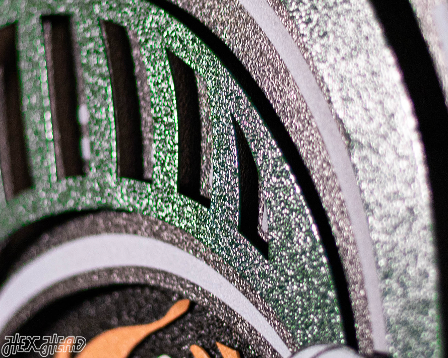 Michigan State " Gruff Sparty" 3D Vintage Metal Wall Art