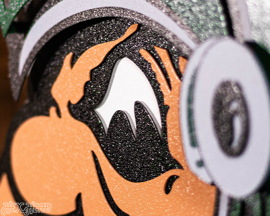 Michigan State " Gruff Sparty" 3D Vintage Metal Wall Art