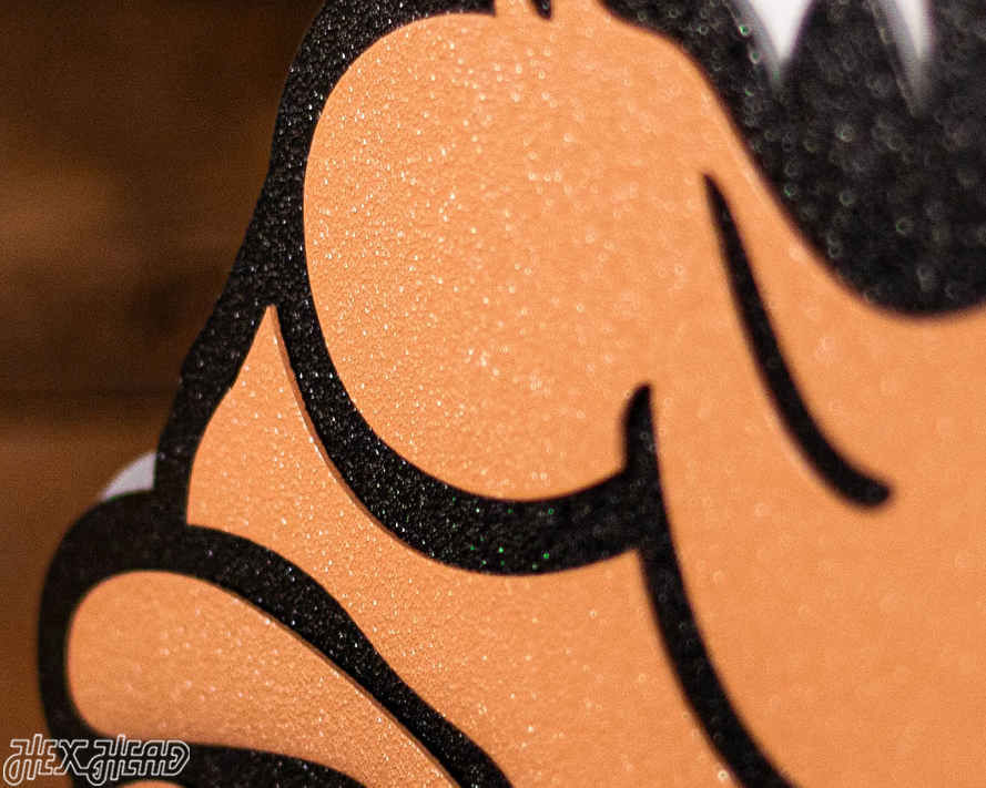 Michigan State " Gruff Sparty" 3D Vintage Metal Wall Art