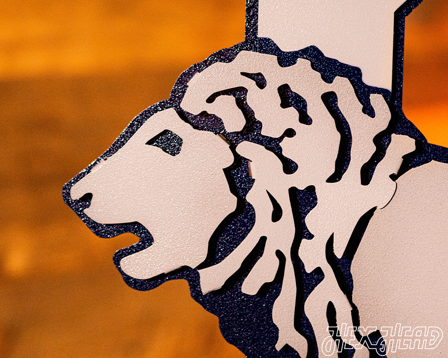 Penn State Nittany Lions VAULT "1950 S" 3D Vintage Metal Wall Art