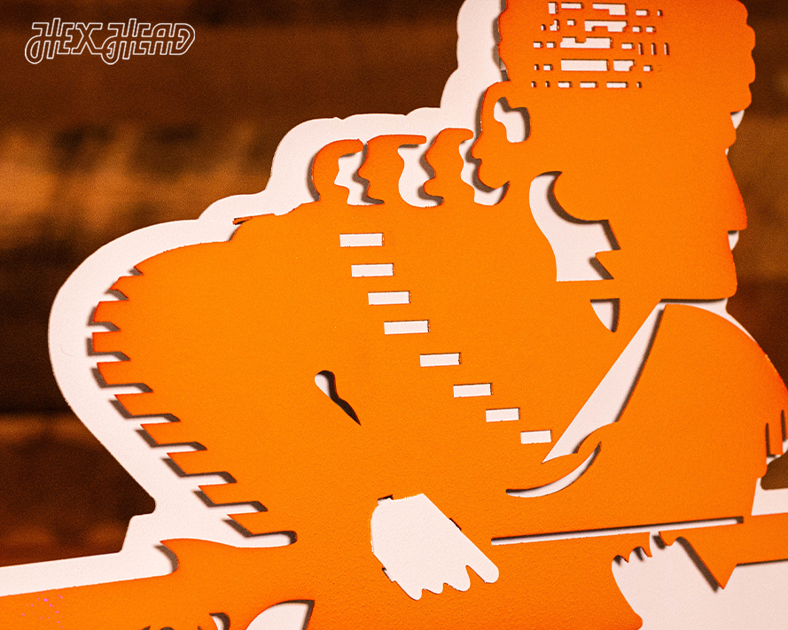 Tennessee Volunteers VOLS 1983 VAULT "Davy Crockett- Rifleman" 3D Vintage Metal Wall Art