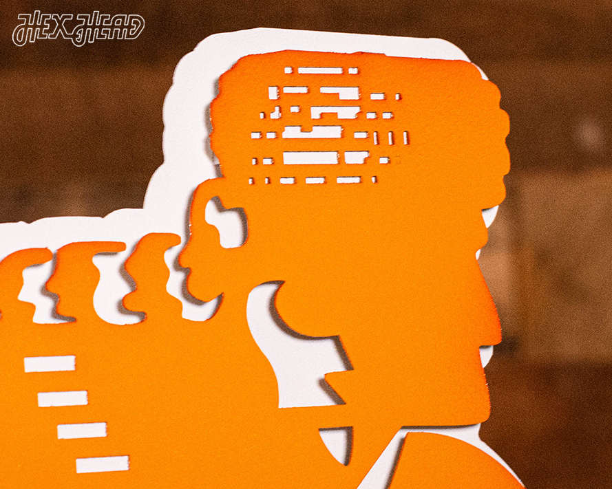 Tennessee Volunteers VOLS 1983 VAULT "Davy Crockett- Rifleman" 3D Vintage Metal Wall Art
